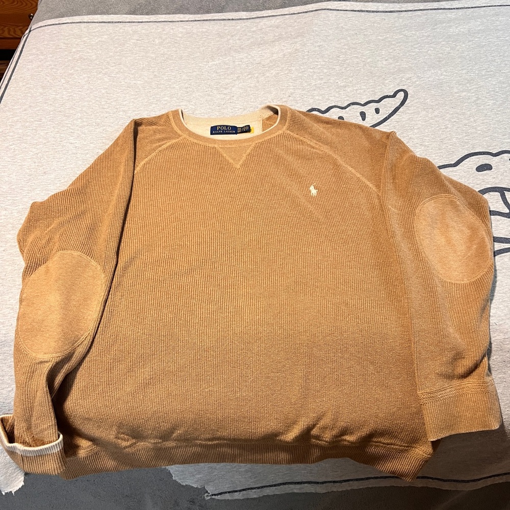 Ralph Lauren Men's Brown Crewneck Sweater